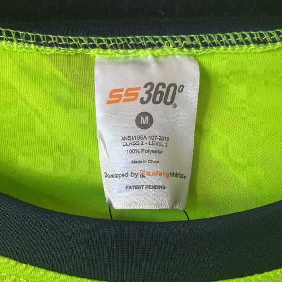 SS360 Safety Shirtz - Bright Green Reflective Safety Shirt Seahawks 12 - Picture 7 of 7